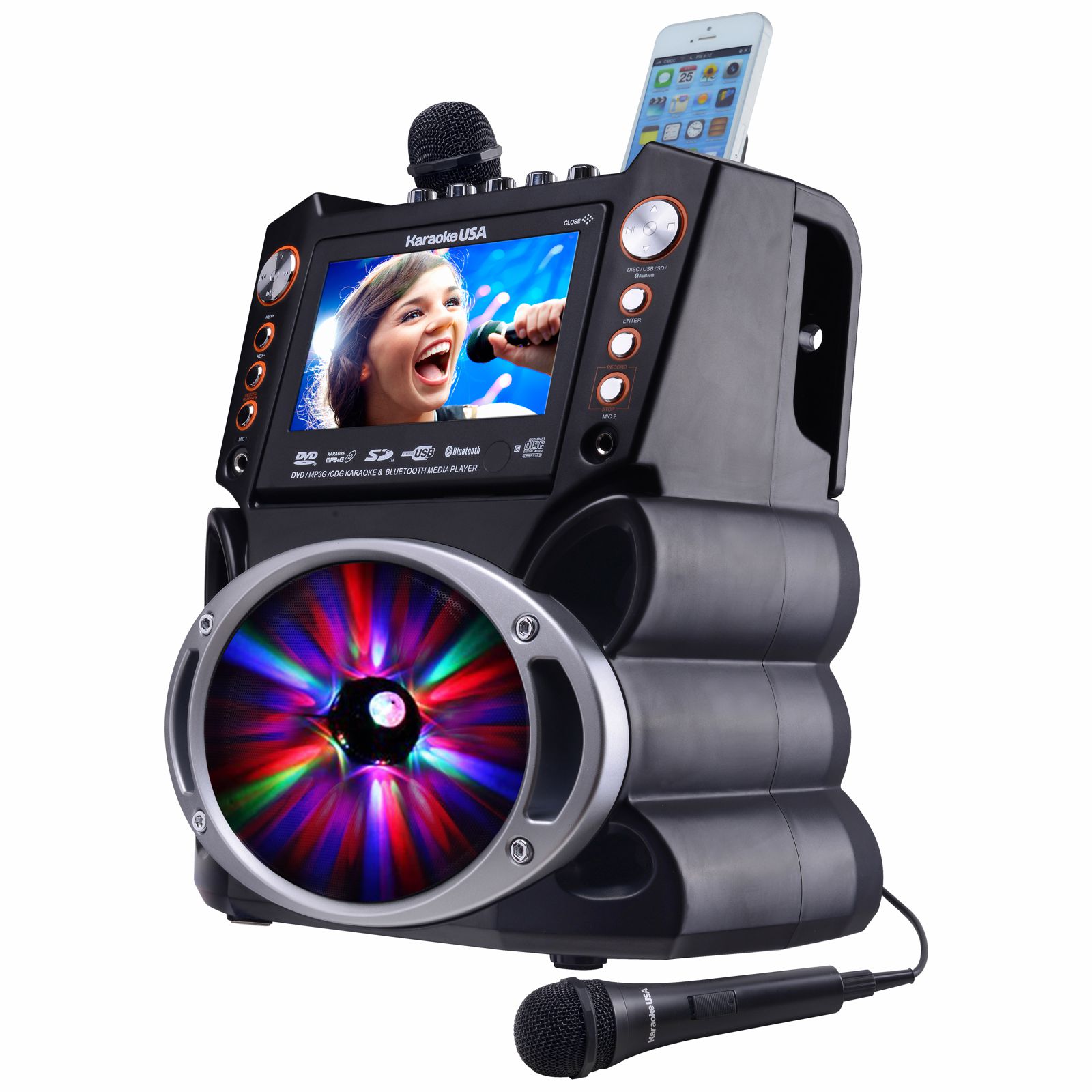 GF846 - DVD/CDG/MP3G Karaoke Machine with 7 GF846 - DVD/CDG/MP3G Karaoke Machine with 7